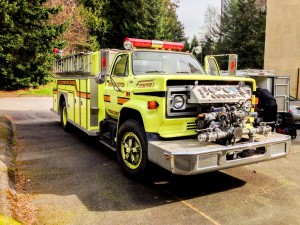 Fire Truck (front view) - Mr Locksmith Burnaby
