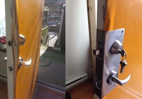 High Security Lock Installed