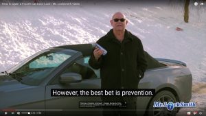 How to Open a Frozen Car Door Lock
