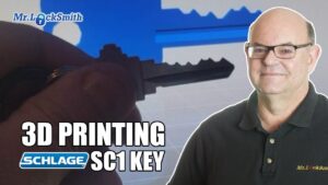 3D Printing Schlage SC1 Key Burnaby BC